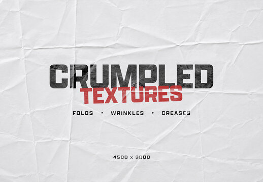 Crumpled Paper Textures