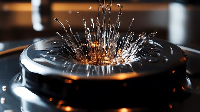 Ferrofluid Dynamic Texture​ poster background
