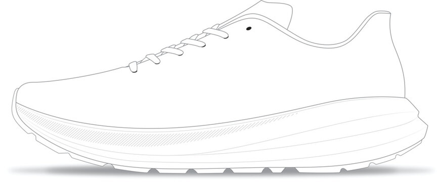 Running Shoes Silhouette