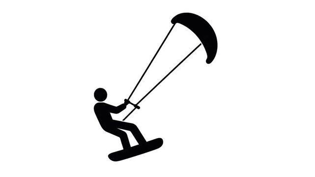 Harnessing the Wind Kitesurfing Icon
