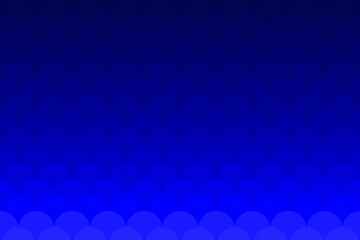 Blue Gradient Fish Scale or Dragon Skin Pattern – Seamless Abstract Mermaid Texture Background or Wallpaper. Design for digital wallpaper, art deco, print, textile, poster, greating card, invitation © Wulandari