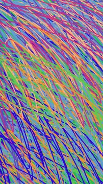 Hand Drawn Vertical Grunge Transition Animation Green Screen White Rough Scratch Motion Graphic