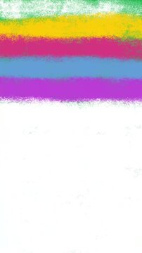 Hand Drawn Vertical Grunge Transition Animation Green Screen White Rough Scratch Motion Graphic