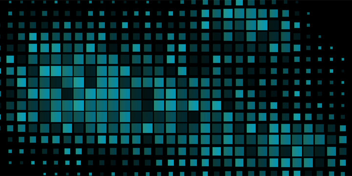 Light Purple vector pattern with colored spheres. Geometric sample of repeating circles on white background in halftone style.