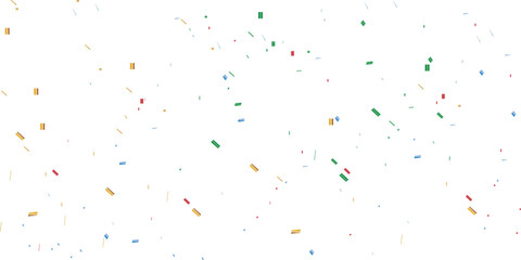 Fototapeta premium colorful confetti background with vibrant blue and red pieces scattered across a white surface perfect for celebrations, parties, and playfulness, making it ideal for use in various creative project