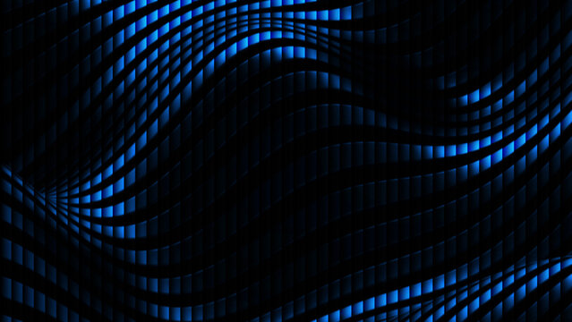 Blue and black colors with parallel vertical slats or lines, giving the impression of a structured texture or similar to modern curtains, lattices, or linear architectural elements.