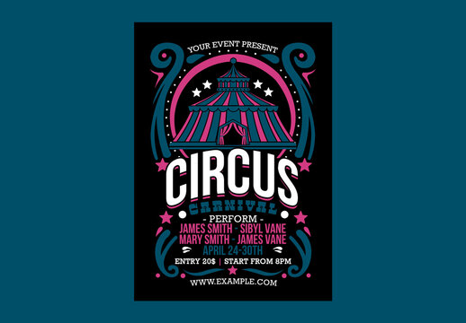 Circus Night Flyer