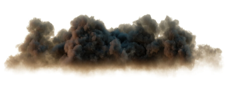 Rain stormy grey clouds cutout transparent backgrounds 3d illustration png file