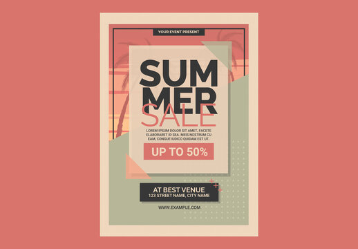 Summer Sale Flyer