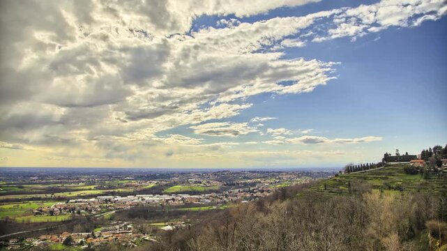 Spring Landscape Panorama Timelapse