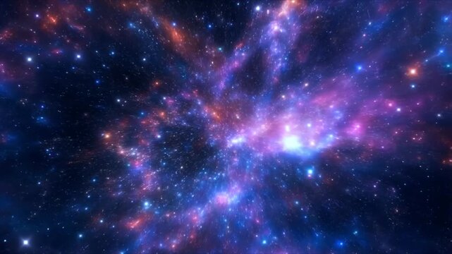 Celestial Tapestry: A vibrant nebula pulses with cosmic energy, a breathtaking expanse of swirling gas and luminous stars painting a picture of the infinite universe.
