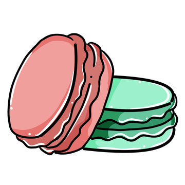 maccaron icon ilustration