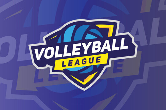 Clean and Dynamic Sports League Emblem Design with Modern Typography