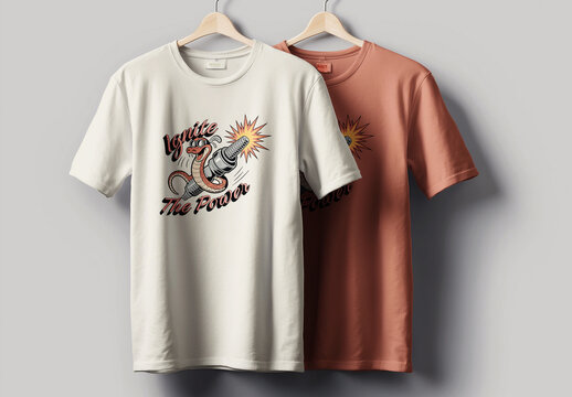 Ignite The Power T Shirt Design Layout