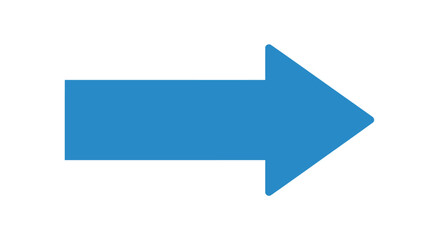 Blue Arrow Pointer, Right Direction, Navigation, Forward Movement © tumpi