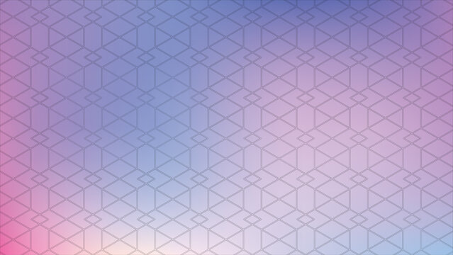 Soft pastel gradient background with geometric triangle line pattern for modern design.
