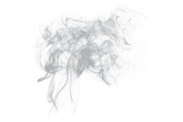 Fototapeta premium Abstract White Smoke Swirl on Dark Background, Elegant Vapor Wave Texture, Mystical Fog Flow, Modern Minimal Abstract Digital Art Background