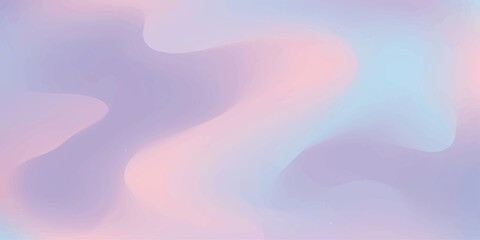 Fototapeta premium An abstract colorful and pink background with beautiful waves features a bright blue nature sky filled with white clouds and soft summer light
