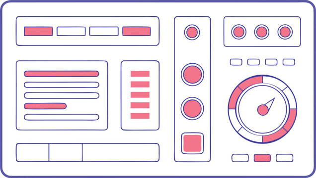 Smart home dashboard ui with app and controls user interface app control buttons