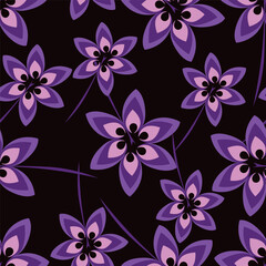 Fototapeta premium seamless floral pattern