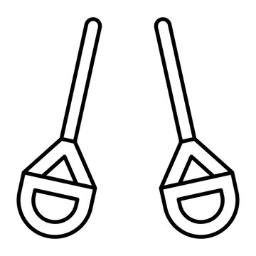TRX Bands Vector Icon Design