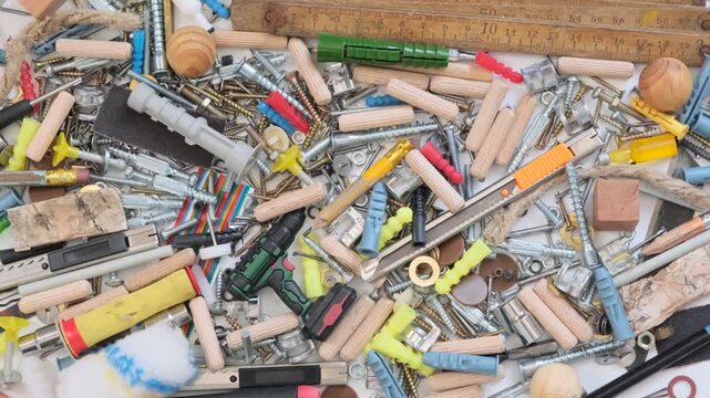 Variety of DIY crafting supplies