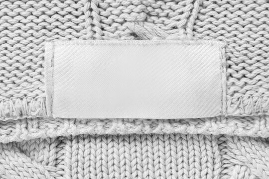 Blank clothes label
