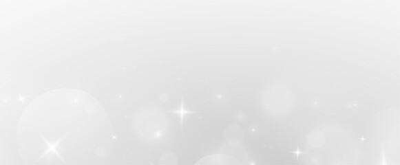 Gold Christmas star light abstract background with glowing dust confetti bokeh neon particles festive luxury magic sparkle shimmer dark space banner illustration design concept celebration effect. © IULIIA