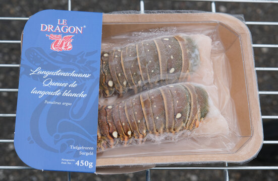 LE DRAGON Langusten, Tiefgefrorene Langustenschw&auml;nze in 450g Verpackung, Schlieren 18.05.2026