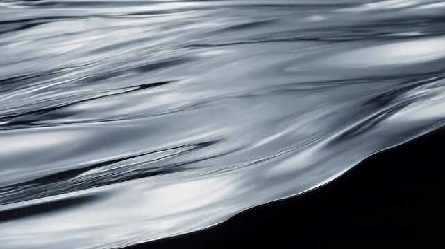 Liquid Metal Waves Flowing