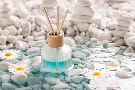Unique diffuser fragrance as holiday beach scent.