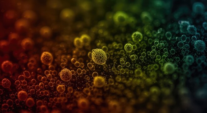A macro view of minute natural textures resembling embryonic points, forming a complex and detailed abstract background pattern ,subtle ,element ,simple