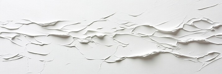 Obraz premium Minimal Aesthetic Painting Background with Textured White Plaster Relief for Product Photography