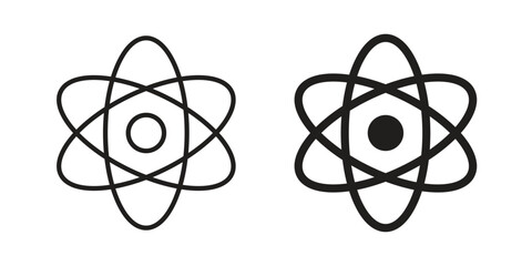 Physics icon collection vector illustrations, Vector pictogram © diga