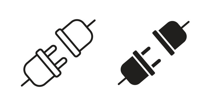 Plugin icon collection vector illustrations, Vector pictogram