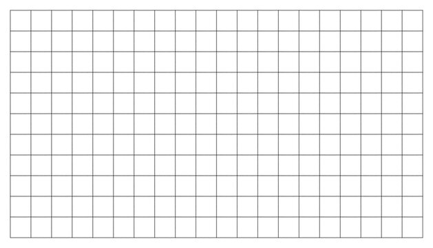 Roughen black line grid creating a square pattern on a transparent background. Blueprint background for a technology, design, or infographic project concept. Blank grid paper sheet vector illustration