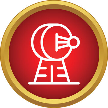 Space antenna transmitting or receiving communication signals and astronomical data