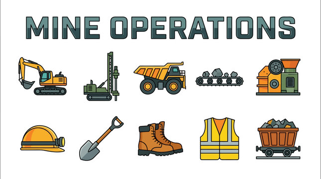 Mining Equipment and Safety Gear for Mine Operations and Extraction