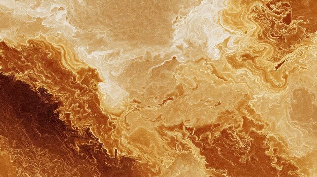 Venusian Sulfuric Surface Texture with Molten Contours and Dynamic Flow