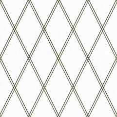 Obraz premium Timeless argyle pattern hand drawn with geometric rhombus shapes. Seamless graphic illustration for classic fabrics, wallpapers, and wrapping paper. Perfect for elegant retro or heritage designs.
