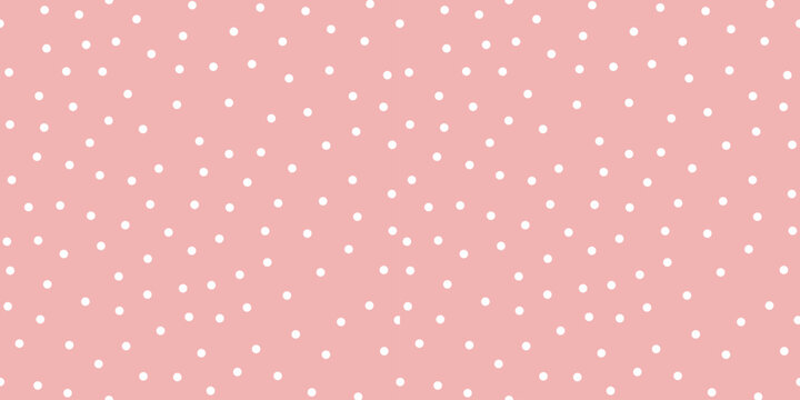Backdrop polka cover bg background pattern with seamless dots and dot. Vector geometry white texture design for playful sprinkle aop. Beige wall or doodle circle cute confetti.