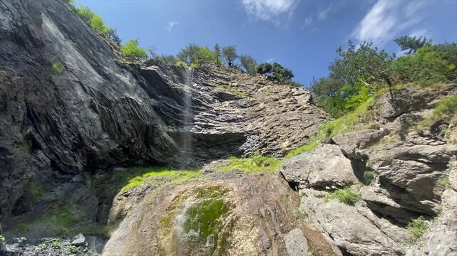 Orrido di Bellano dramatic natural gorge on the eastern shore of Lake Como in Italy