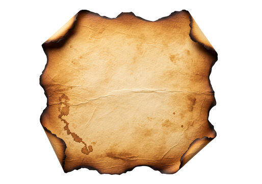 Old parchment paper with aged texture