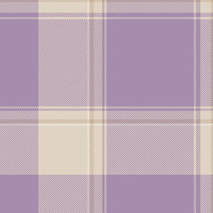 Fototapeta premium Winter plaid tartan textile, size check pattern fabric. Printing seamless background texture vector in pastel and light colors.
