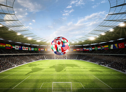 Stadion 2026 Fahnen