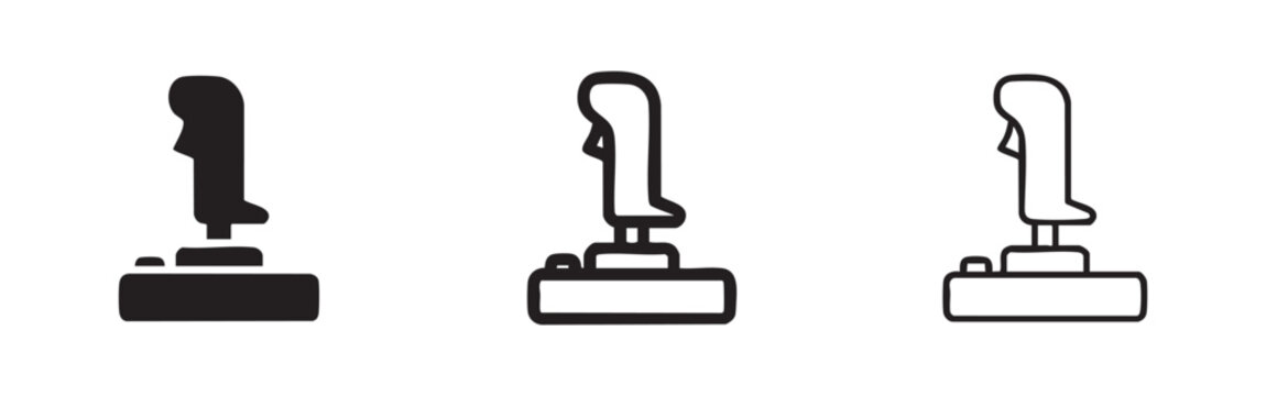 Flight Joystick Game Controller Icons