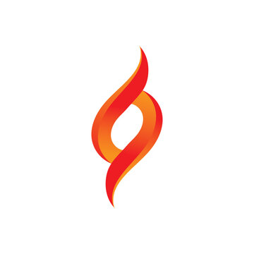Fire logo vector illustration design