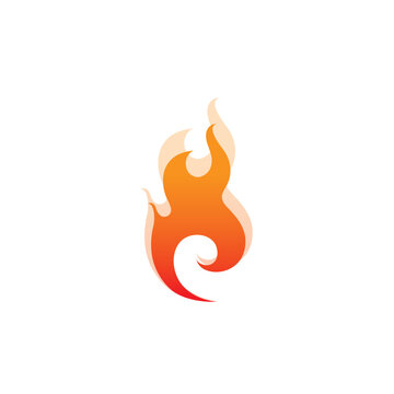 Fire logo vector illustration design
