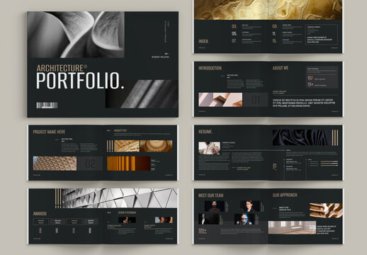 Architecture Portfolio Landscape Template