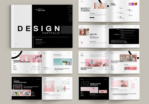 Design Portfolio Landscape Template